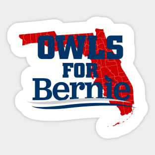 Owls For Bernie Sticker